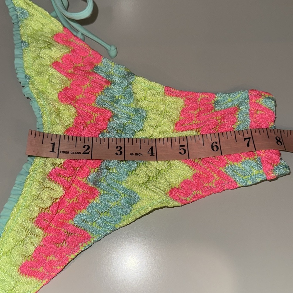 Victoria’s Secret Colorful Chevron Bikini Set, Size M - Picture 10 of 10